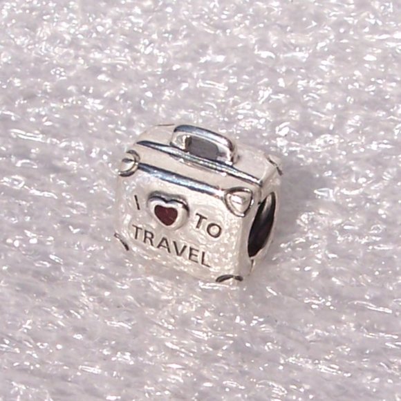 Pandora LOVE TO TRAVEL Charm Red Heart - Picture 2 of 8